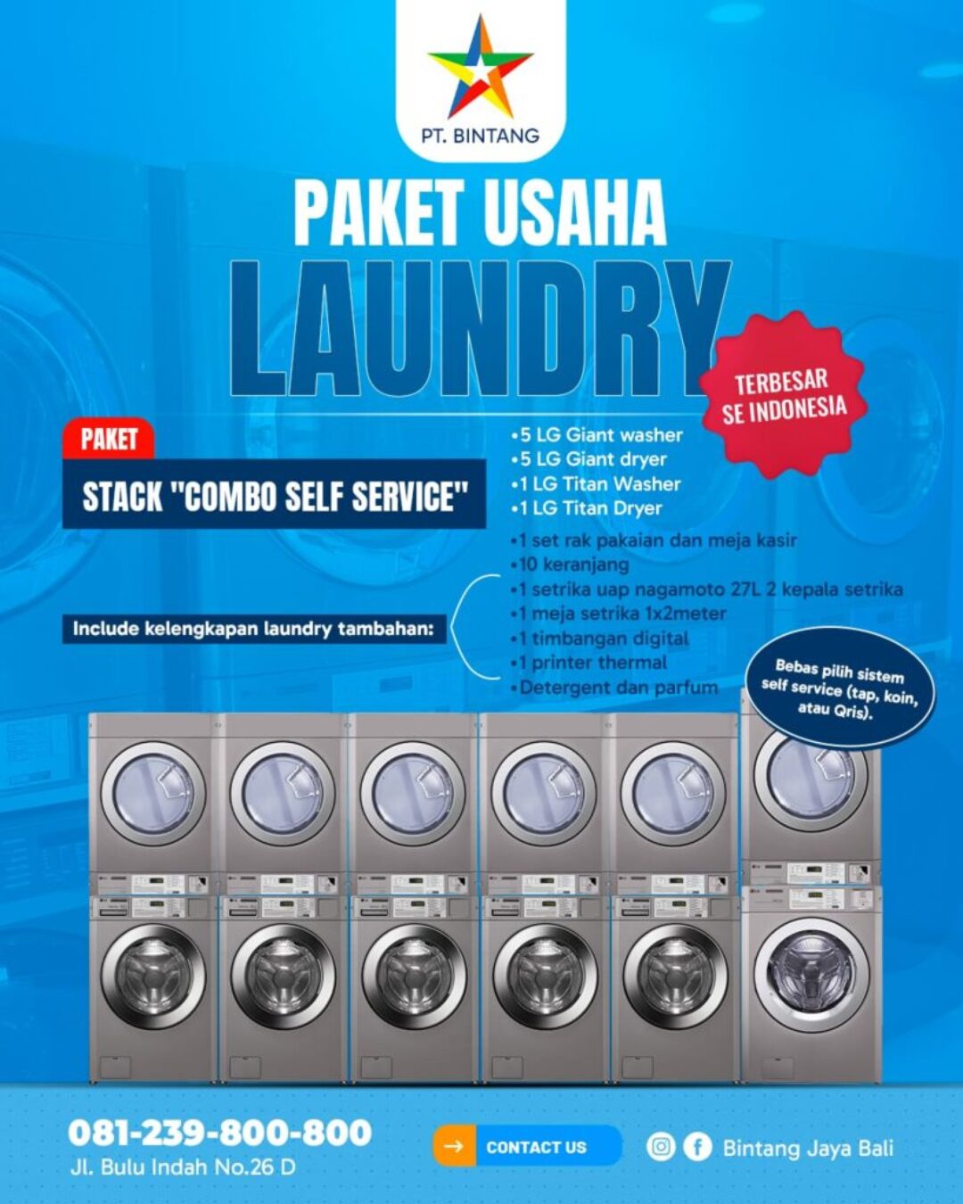 Paket Combo Self Service