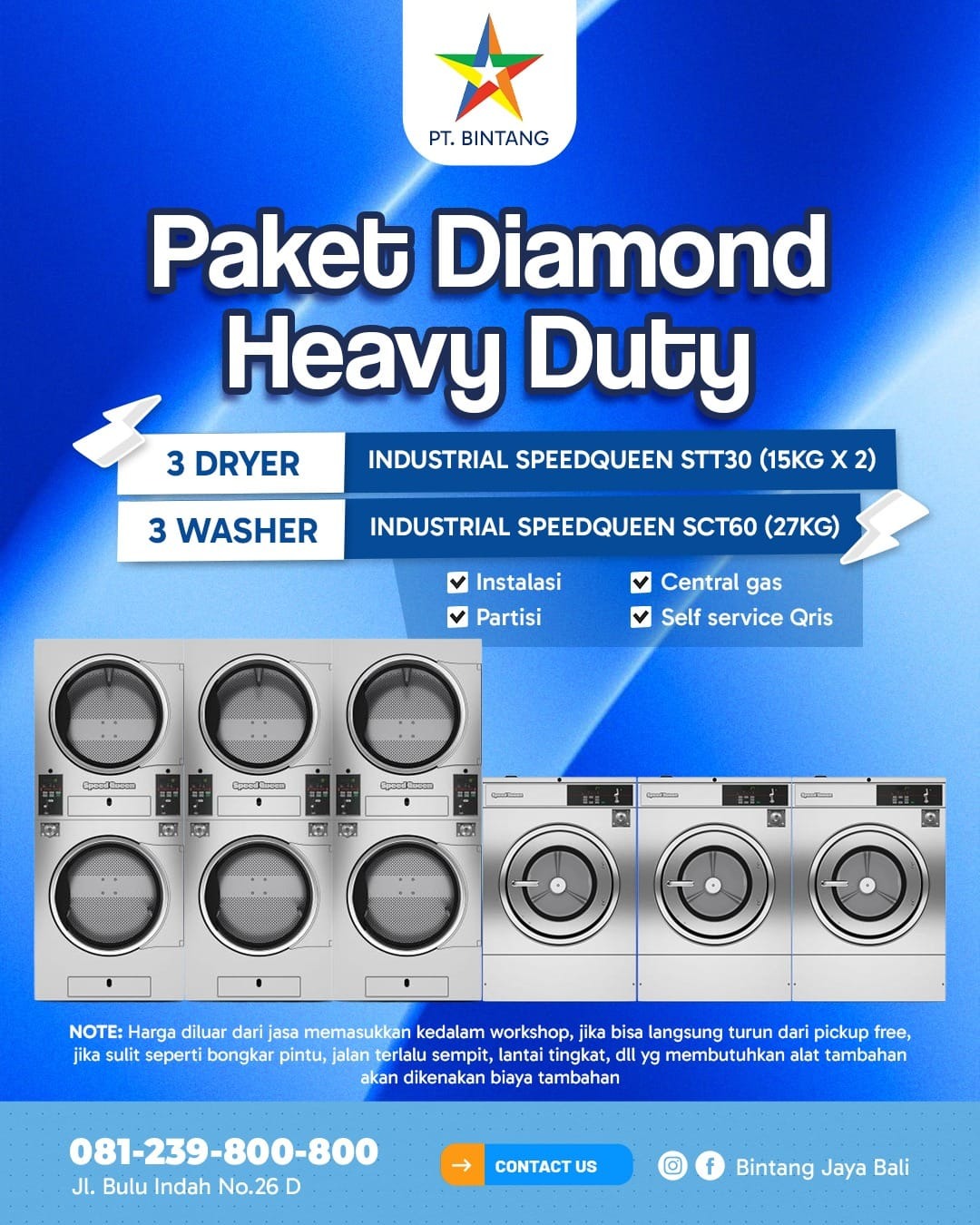 PAKET LAUNDRY HEAVY DUTY
