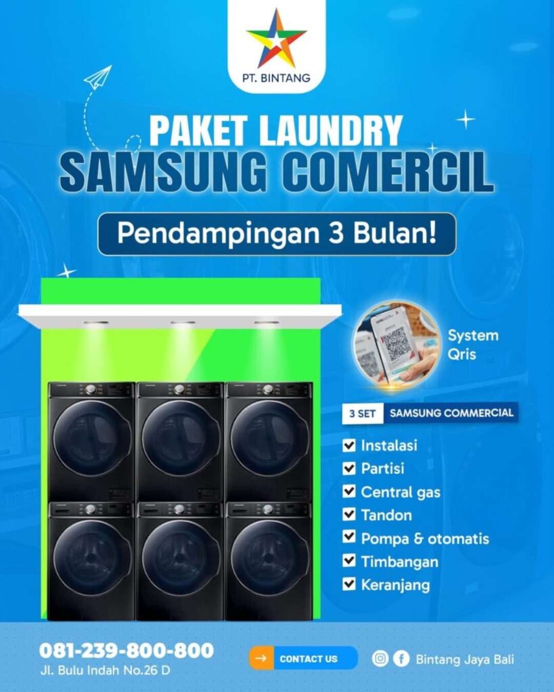 PAKET SAMSUNG COMMERCIAL 3 SET